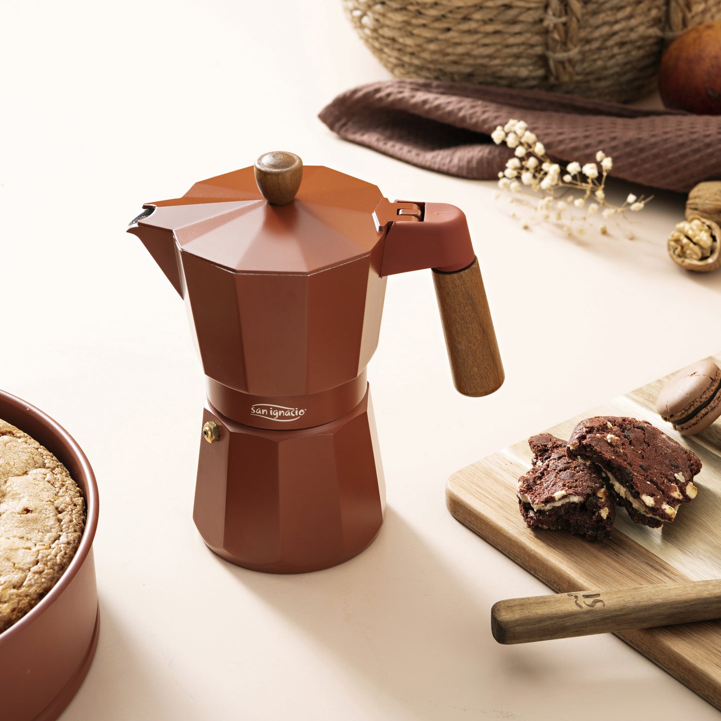 Cafetera italiana San Ignacio 6 tazas - Agros Reeco (2)